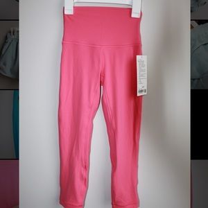 Lululemon Align Cropped Leggings Color Guava